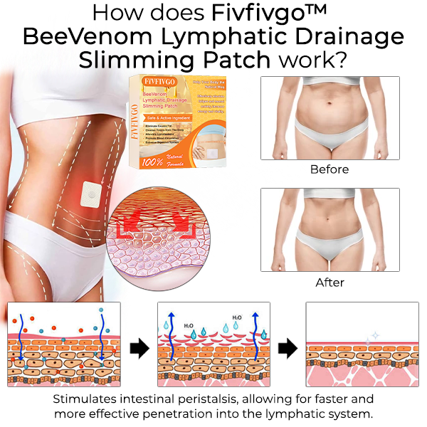 Fivfivgo™ BeeVenom Lymphdrainage-Pflaster zum Abnehmen