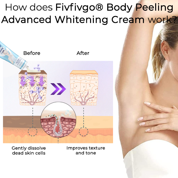 Fivfivgo® Body Peeling Advanced Whitening Cream