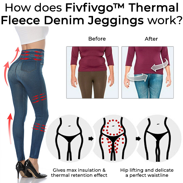 Jeggings en denim Fivfivgo™ Thermal Fleece