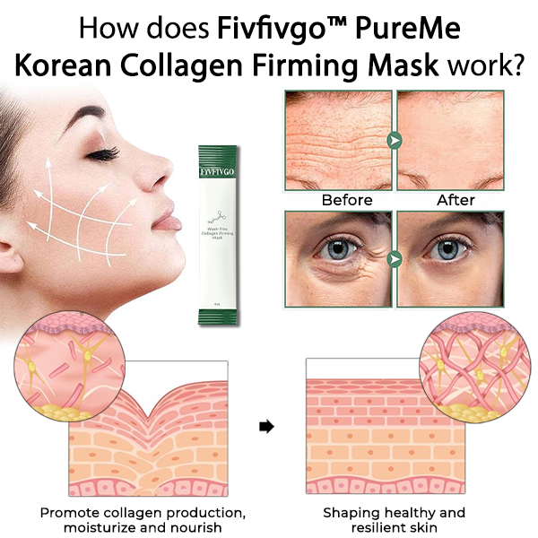 Fivfivgo™ PureMe Masque Raffermissant au Collagène Coréen