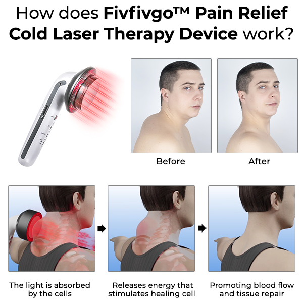 Appareil de thérapie au laser froid pour soulager la douleur Fivfivgo™
