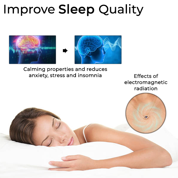 Fivfivgo™ Collier de soulagement des maux de tête à basse température en saphir