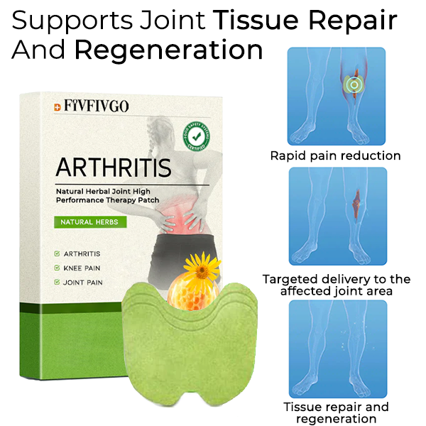 Patch thérapeutique haute performance pour articulations à base de plantes naturelles Fivfivgo™