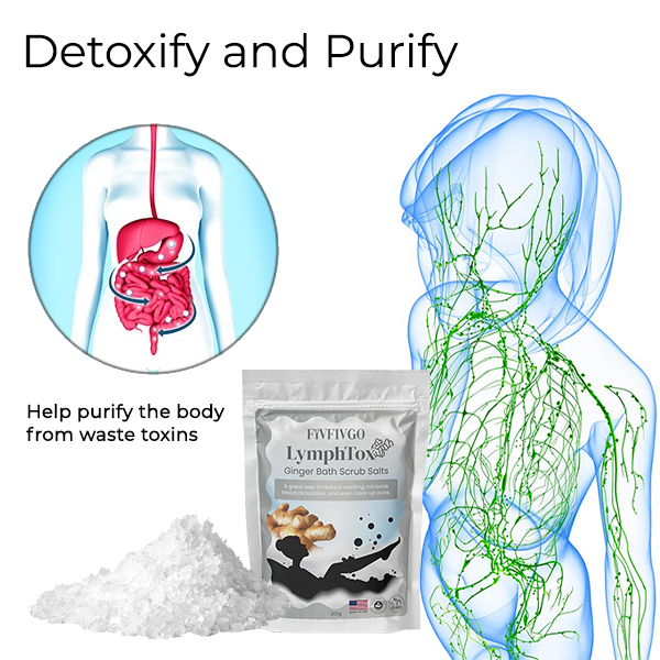 Fivfivgo™ LymphTox Ingwer Badesalz