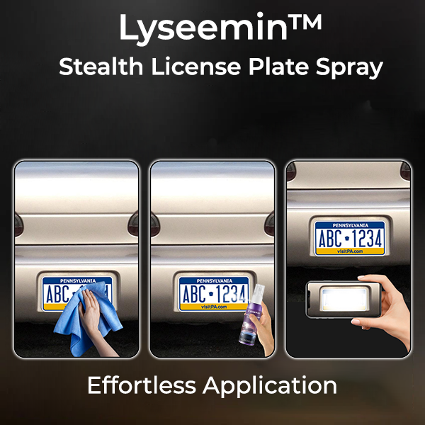 Lyseemin™ Stealth License Plate Spray