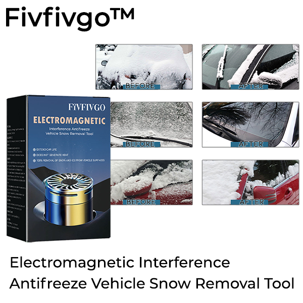 Fivfivgo™ Elektromagnetische Interferenz Frostschutzmittel Fahrzeug Schneeräumungswerkzeug