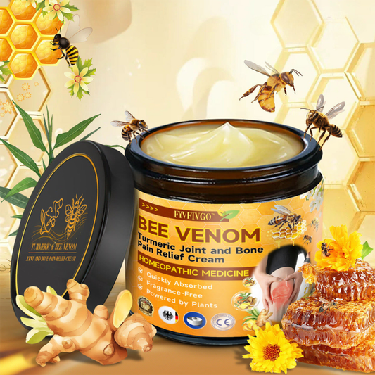 Fivfivgo™ Bee Venom and Turmeric Joint and Bone Pain Relief Cream (Specialized in Joint and Arthritis Pain & Recommended by AAOS)
