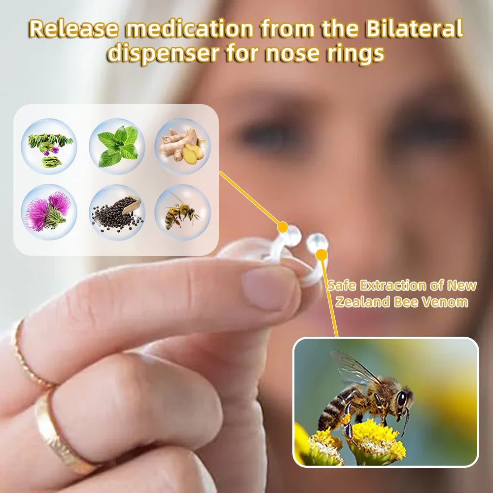 Fivfivgo™ Bienengift Lymphdrainage & Schlankheits-Nasenring