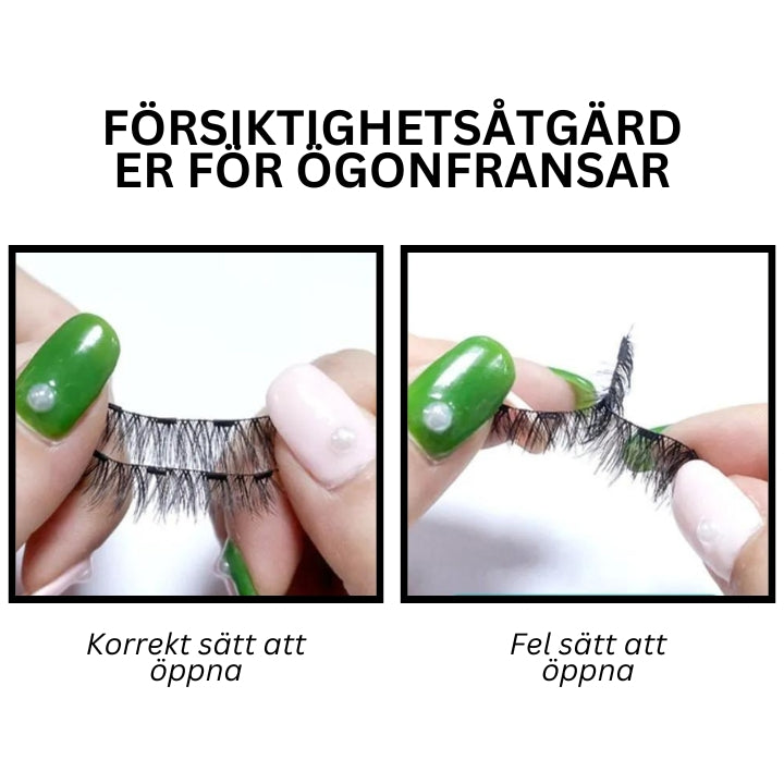 Fivfivgo™ 3D magnetiskt ögonfransset