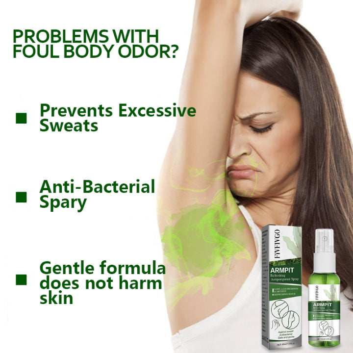 Fivfivgo™ Herbal Refreshing Body Deodorant Spray
