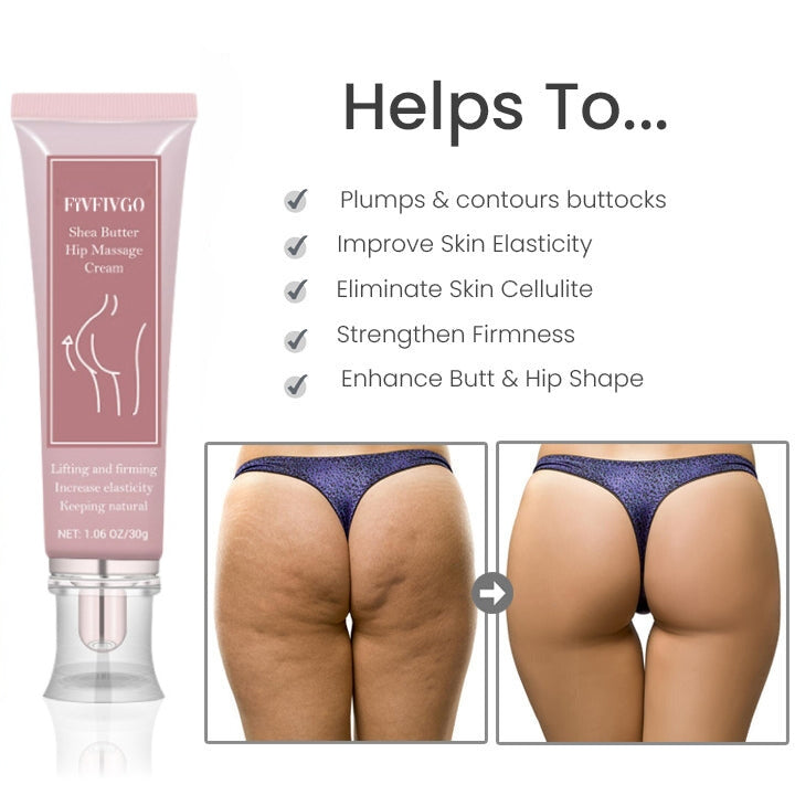 Fivfivgo™ BootyBooty Crème de massage au beurre de karité