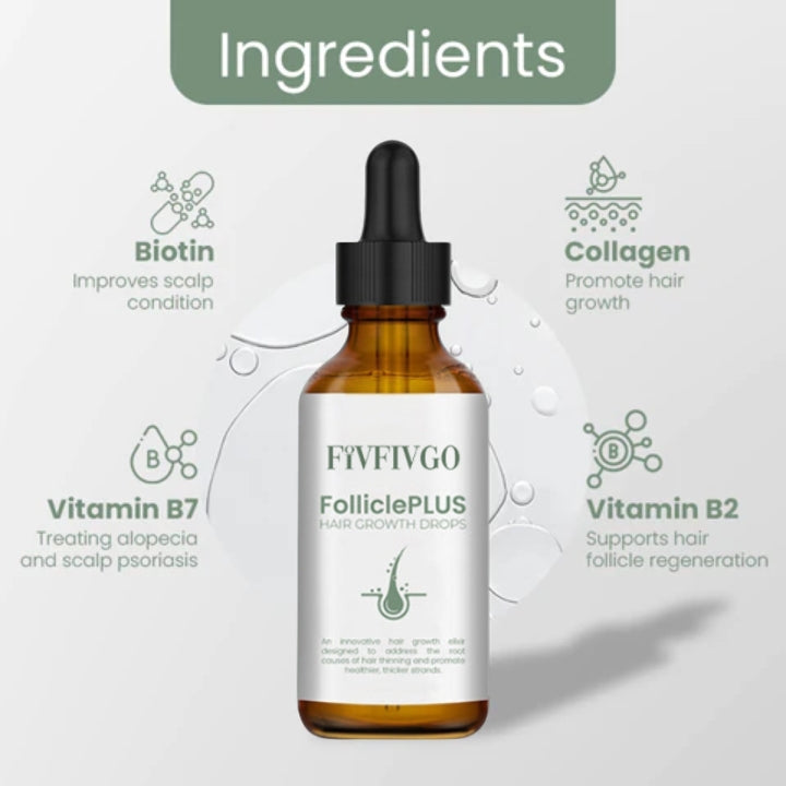 Fivfivgo™ FolliclePLUS Gouttes pour la croissance des cheveux