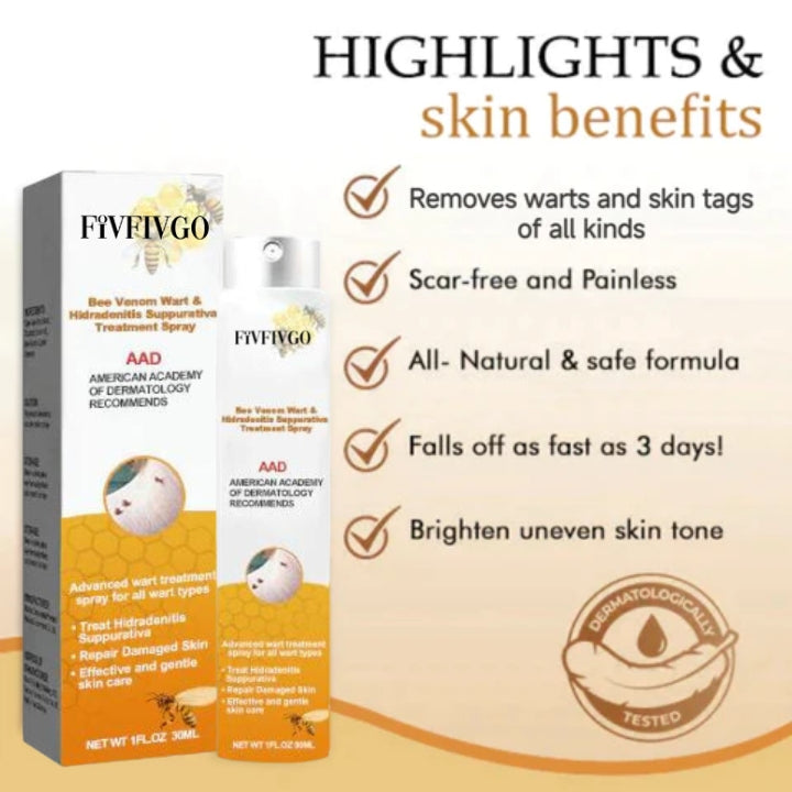 Fivfivgo™ Spray de Traitement d'Élimination des Verrues et des Étiquettes