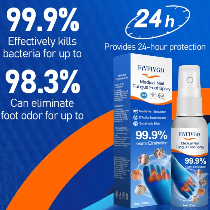 Fivfivgo™ Fongus médical de l'ongle Spray pour les pieds