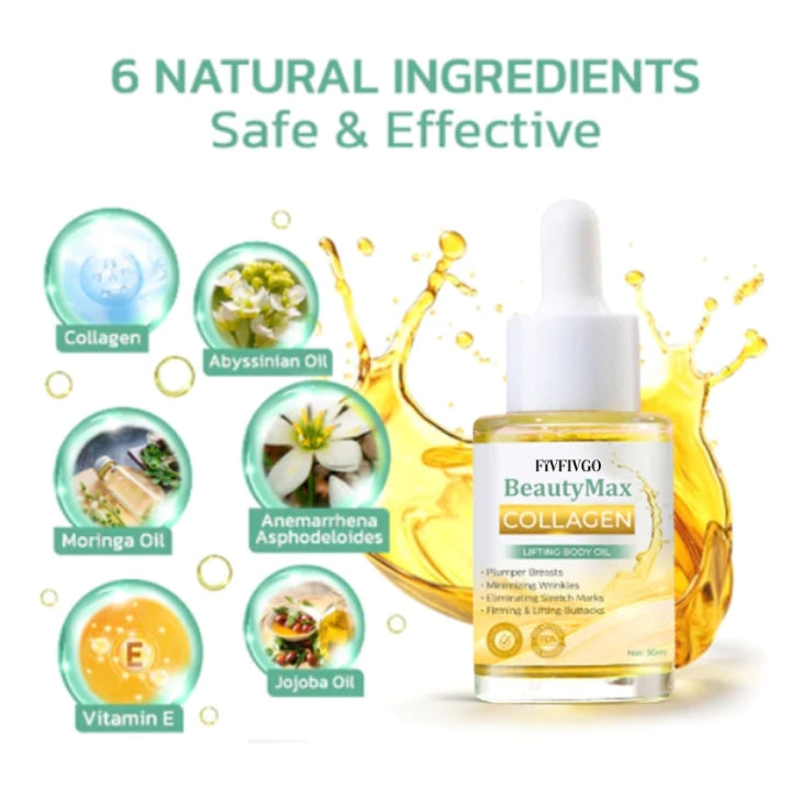 Fivfivgo™ Beauté Max Huile corporelle liftante au collagène
