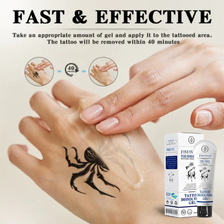 Fivfivgo™ Crème de détatouage - Crème de détatouage rapide et efficace