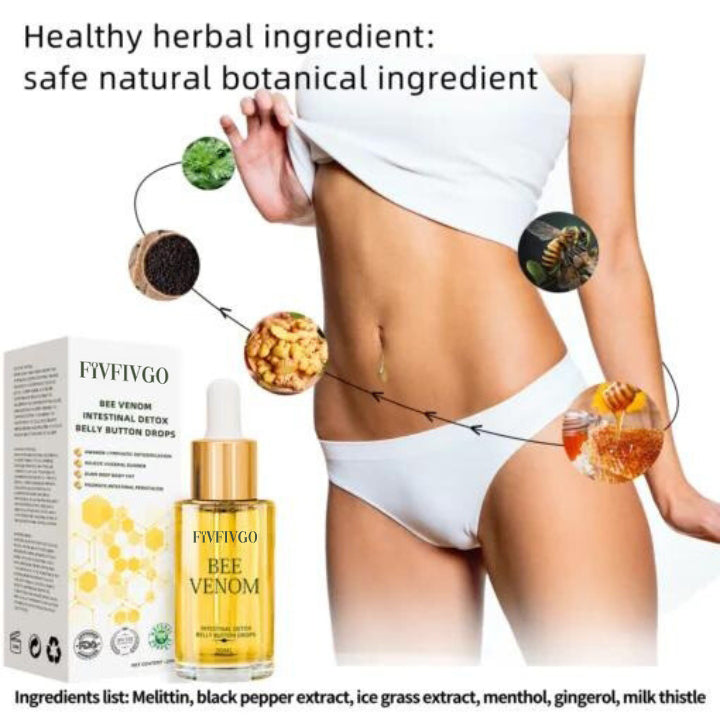Fivfivgo™ Bee Venom Intestinal Detox Belly Button Drops