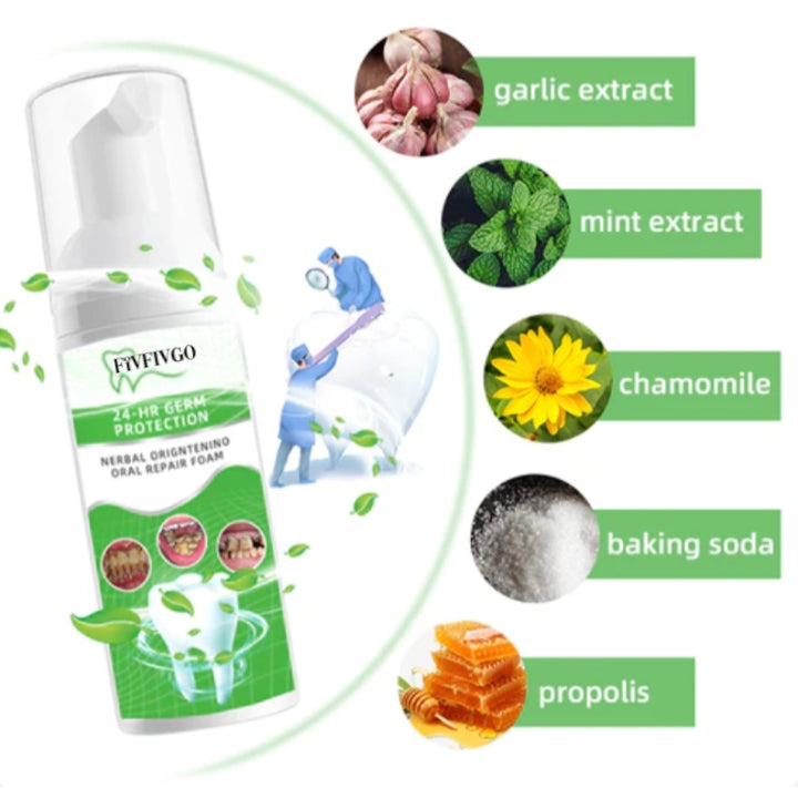 Fivfivgo™ Herbal Brightening Oral Repair Mousse