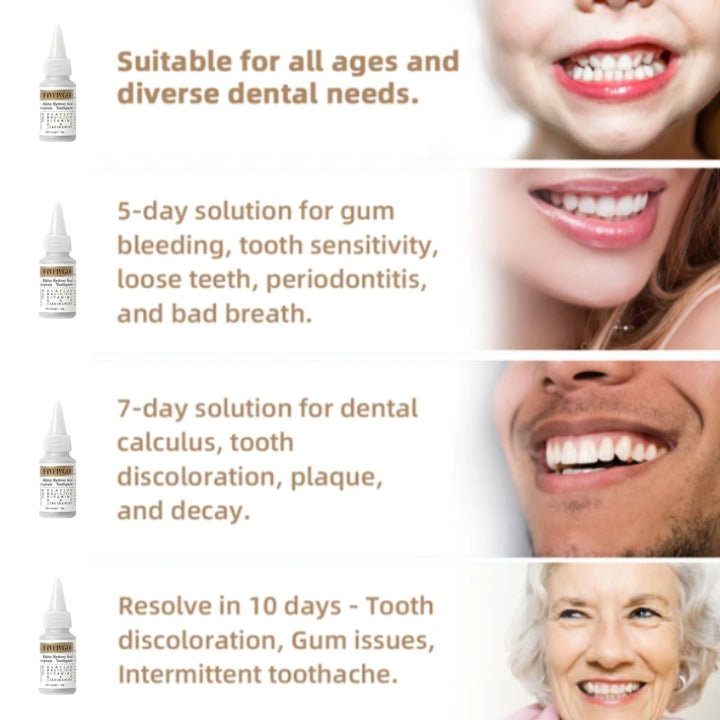 Fivfivgo™ 1% Dentifrice à l'acide alpha-hydroxylé TAmpoule