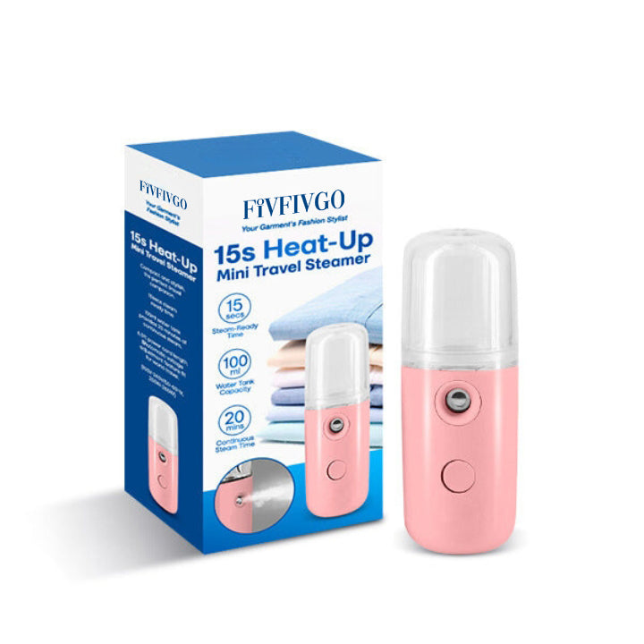 Fivfivgo™ Sonnenschein 15s Aufheizen Mini-Reisedampfgarer