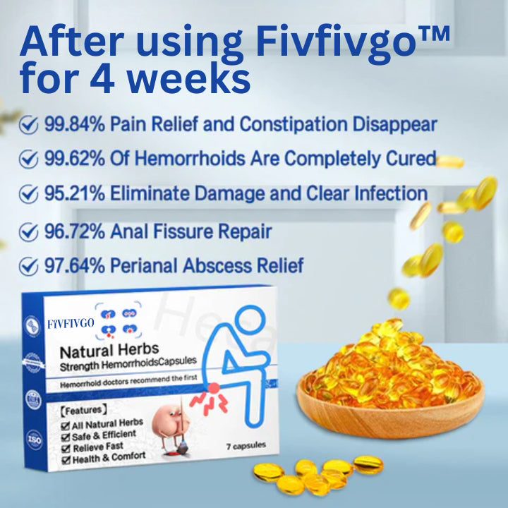 Fivfivgo™ Gélules naturelles à base de plantes contre les hémorroïdes