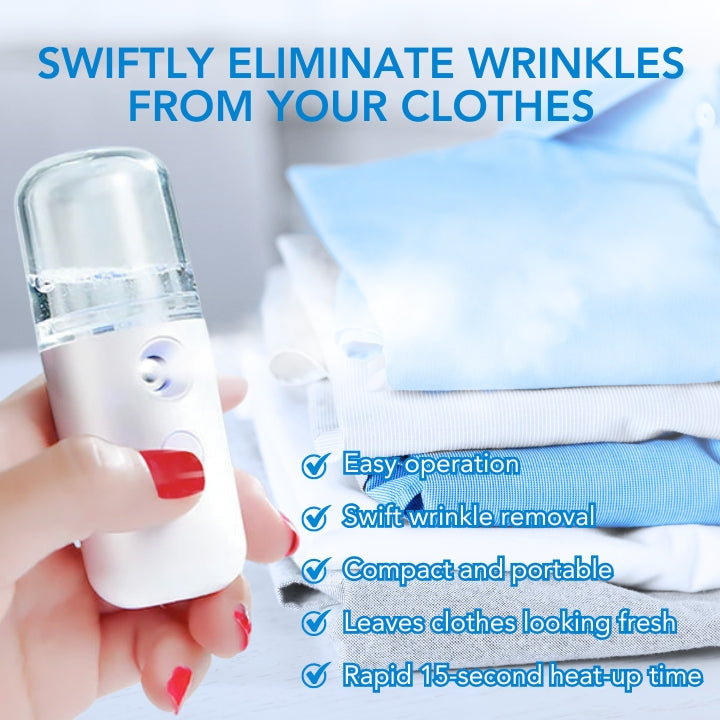 Fivfivgo™ Sunshine 15s Heat-Up Mini Travel Steamer