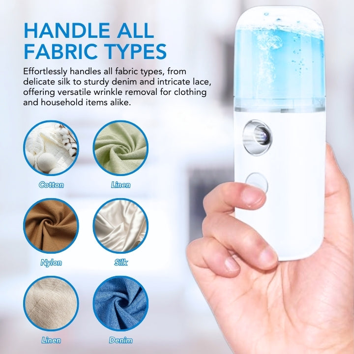 Fivfivgo™ Sunshine 15s Heat-Up Mini Travel Steamer