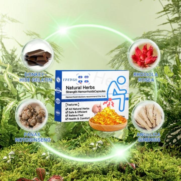 Fivfivgo™ Capsule di erbe naturali contro le emorroidi