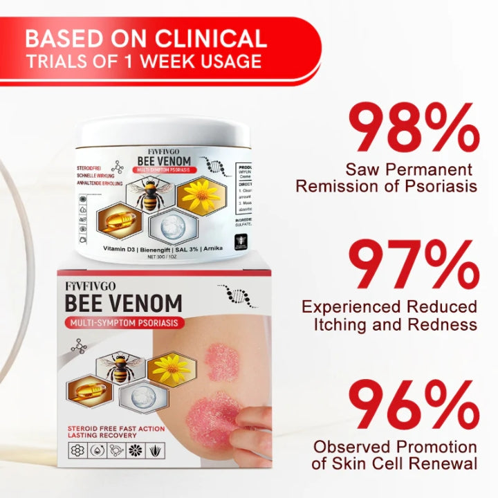 Fivfivgo™ Bienengift Multi-Symptom Psoriasis Creme