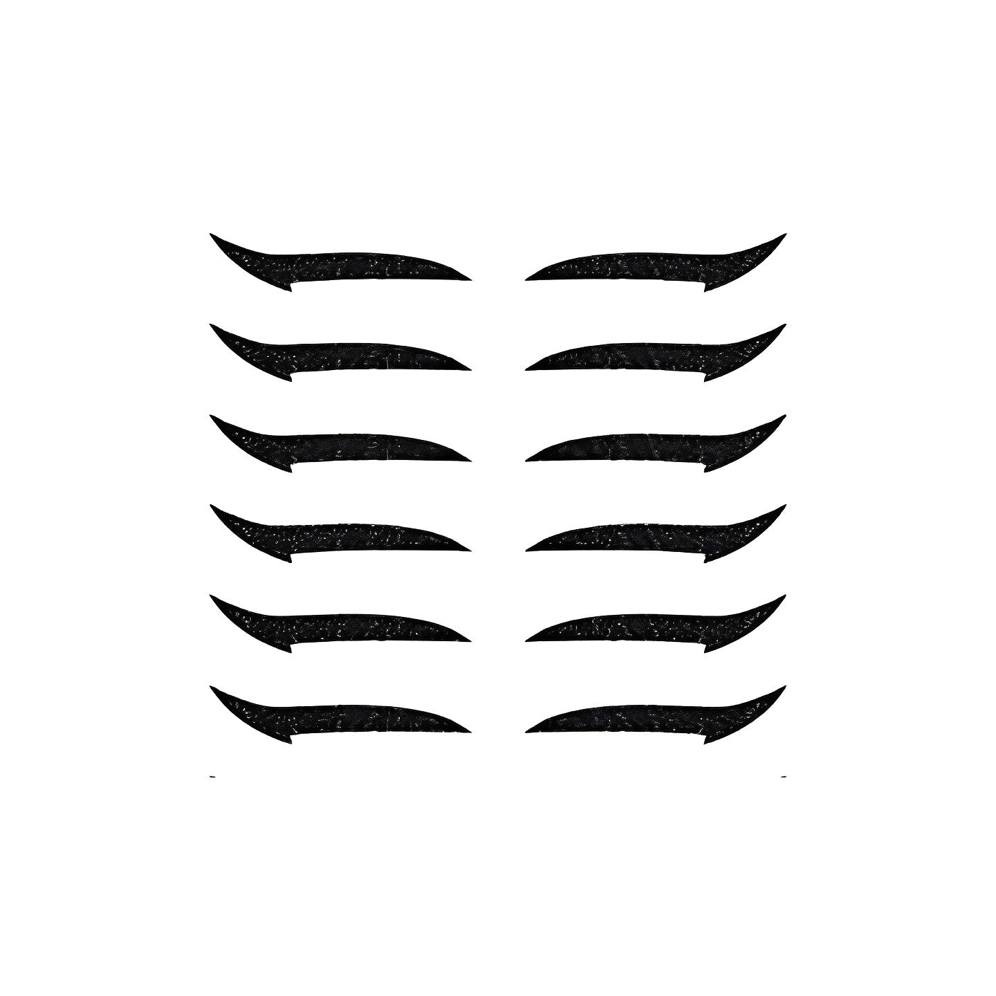 Reusable Instant Stick-On Glitter Eyeliner Make-up Every Day And Night Black 1 pc 