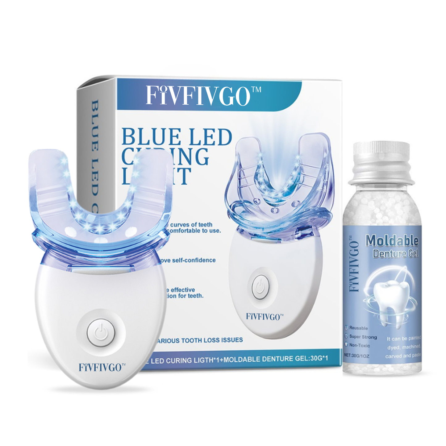 Fivfivgo™ UV-härtendes Zahnersatzset