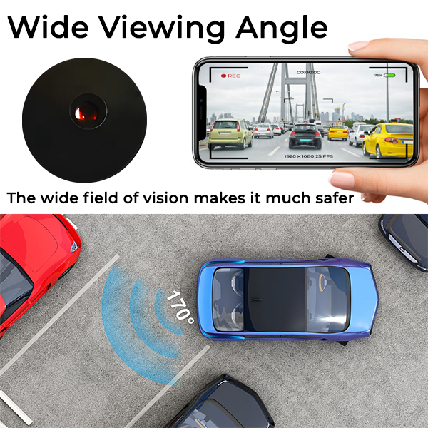 Lyseemin™ Mini caméra de stationnement sans fil pour voiture