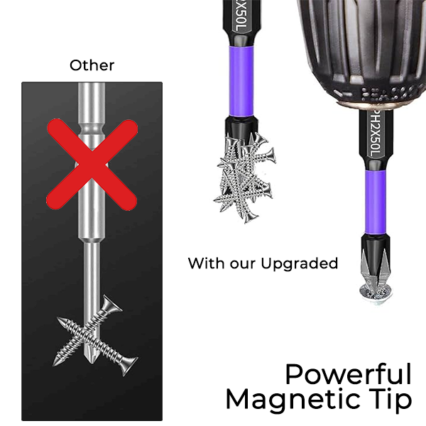 Upgraded High Hardness And Strong Magnetic Bit