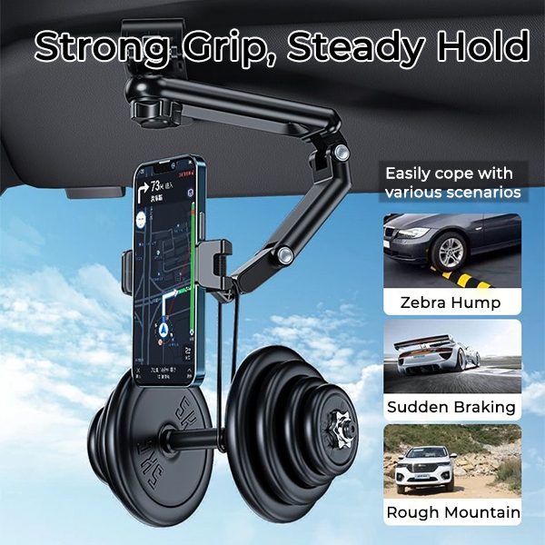 Rotatable and Retractable Car Phone Holder