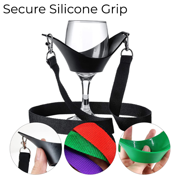 Hands-Free Wine Glass Holder