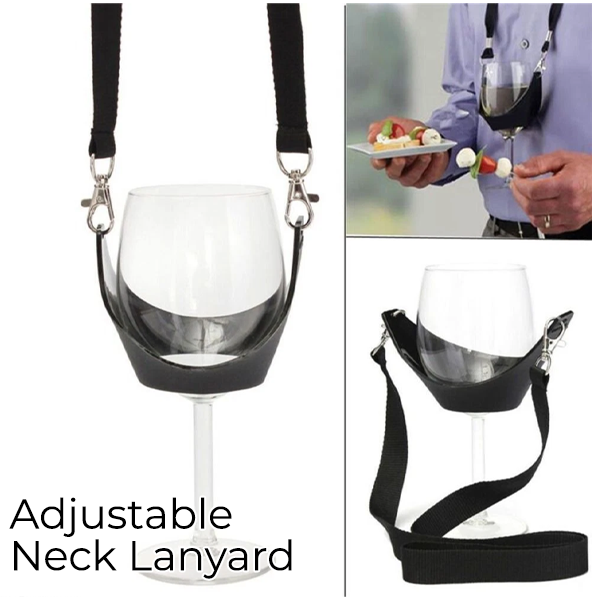 Hands-Free Wine Glass Holder