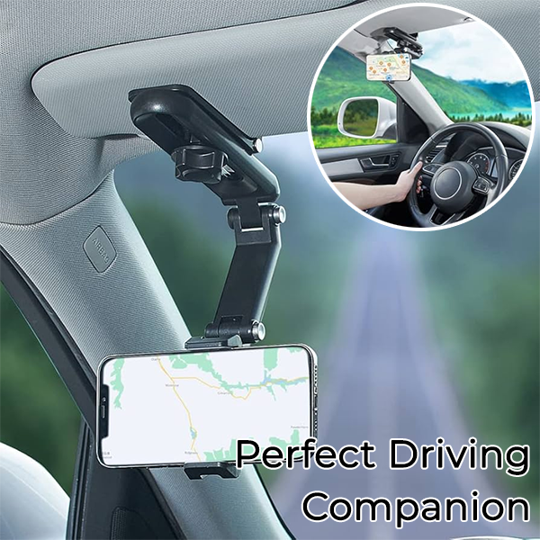 Rotatable and Retractable Car Phone Holder