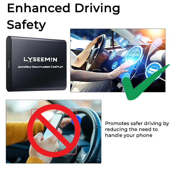 Lyseemin™ AutoMax sans fil CarPlay