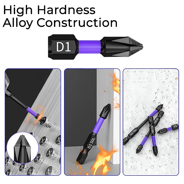 Upgraded High Hardness And Strong Magnetic Bit