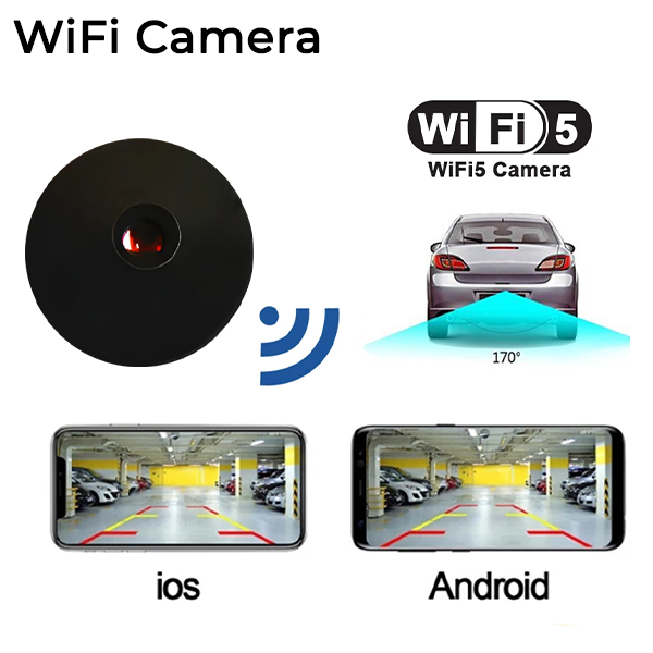 Lyseemin™ Mini caméra de stationnement sans fil pour voiture