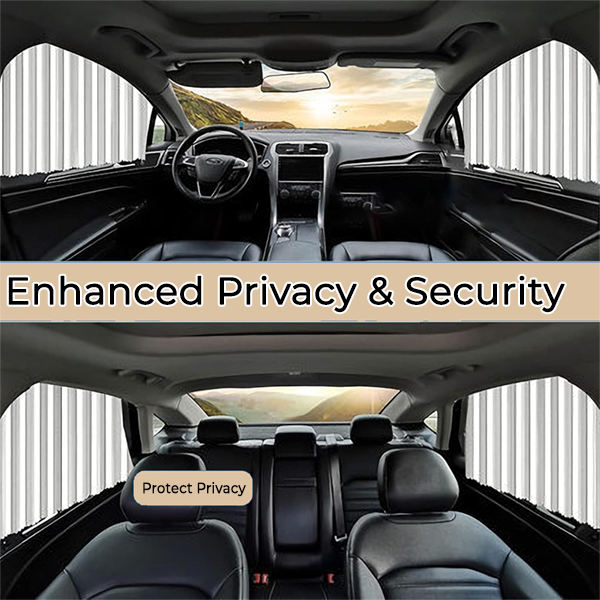 Slidable Magnetic Car Curtain for UV Protection