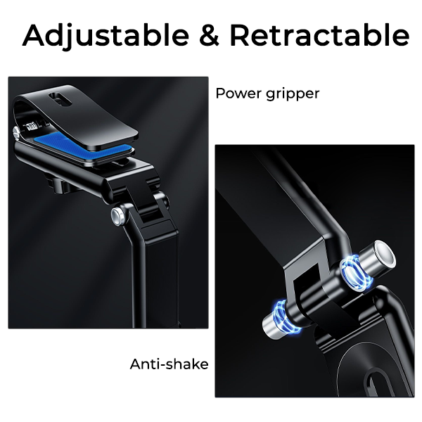 Rotatable and Retractable Car Phone Holder