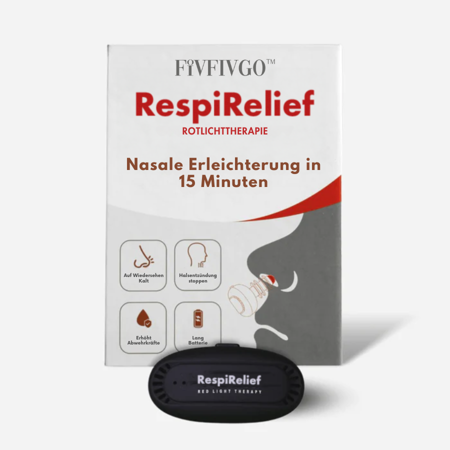Fivfivgo™ RespiRelief Rotlicht Nasaltherapiegerät
