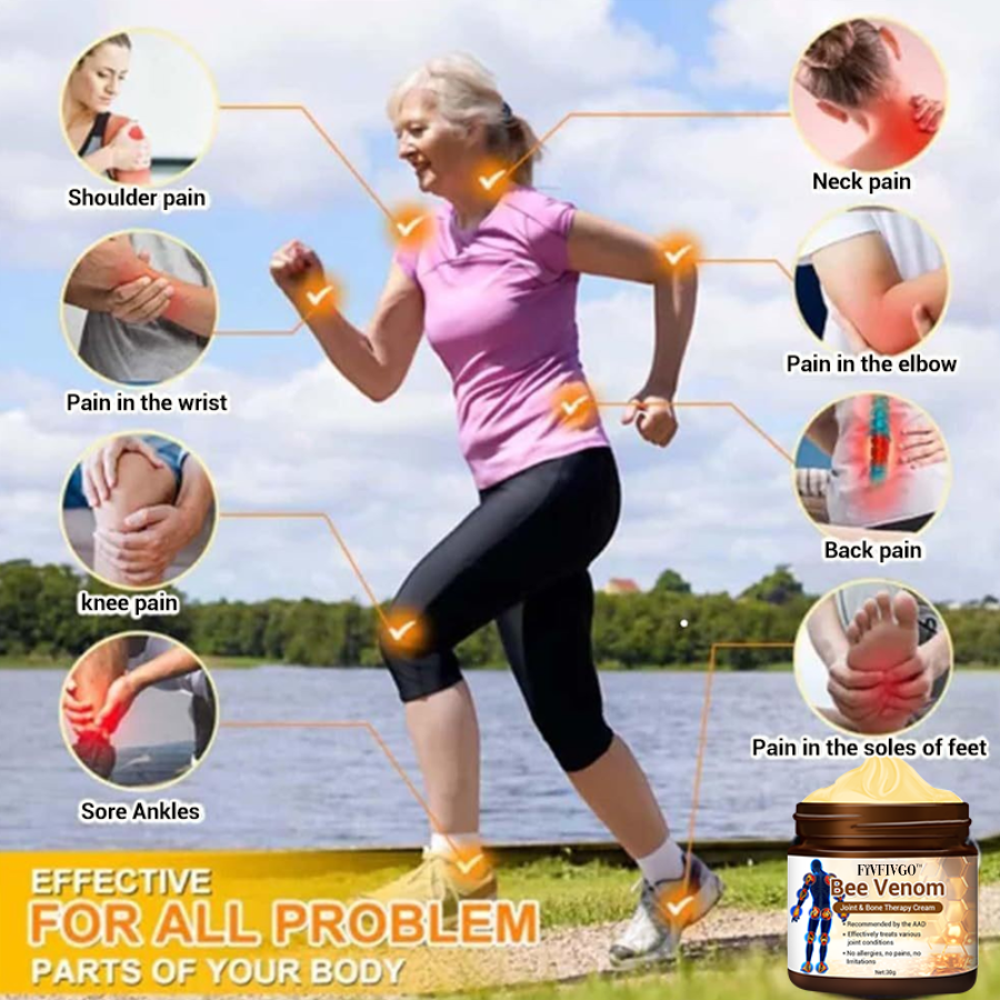 Fivfivgo™ Bee Venom Arthritis Therapy Cream (Specially for older adults & AAOS recommends)🔥