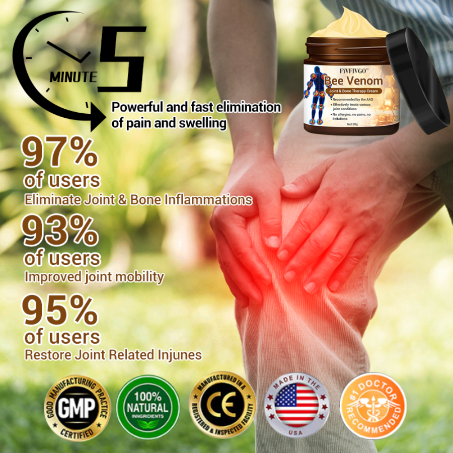 Fivfivgo™ Bee Venom Arthritis Therapy Cream (Specially for older adults & AAOS recommends)🔥