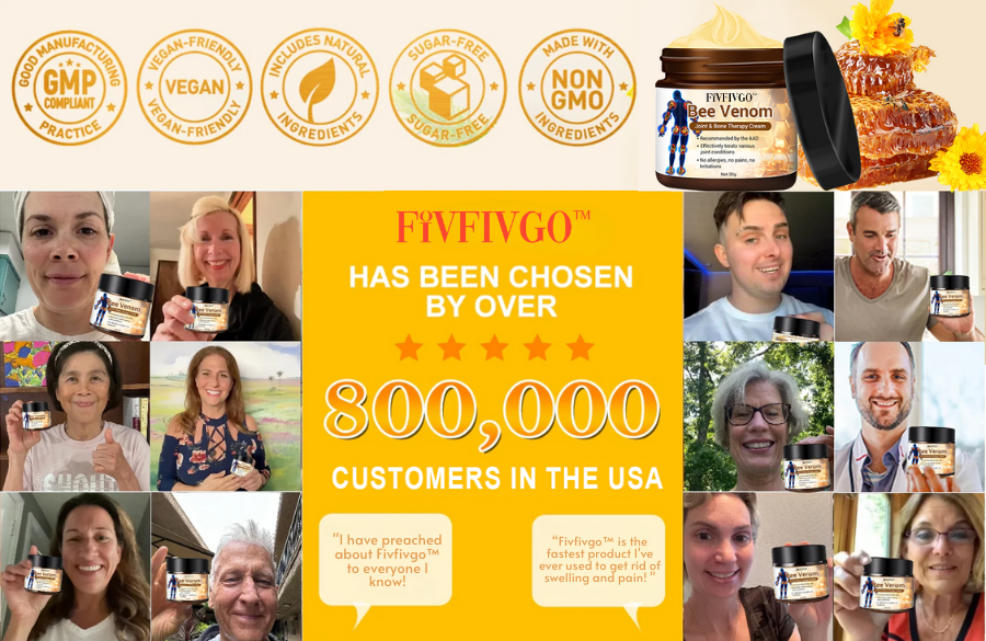 Fivfivgo™ Bee Venom Arthritis Therapy Cream (Specially for older adults & AAOS recommends)🔥
