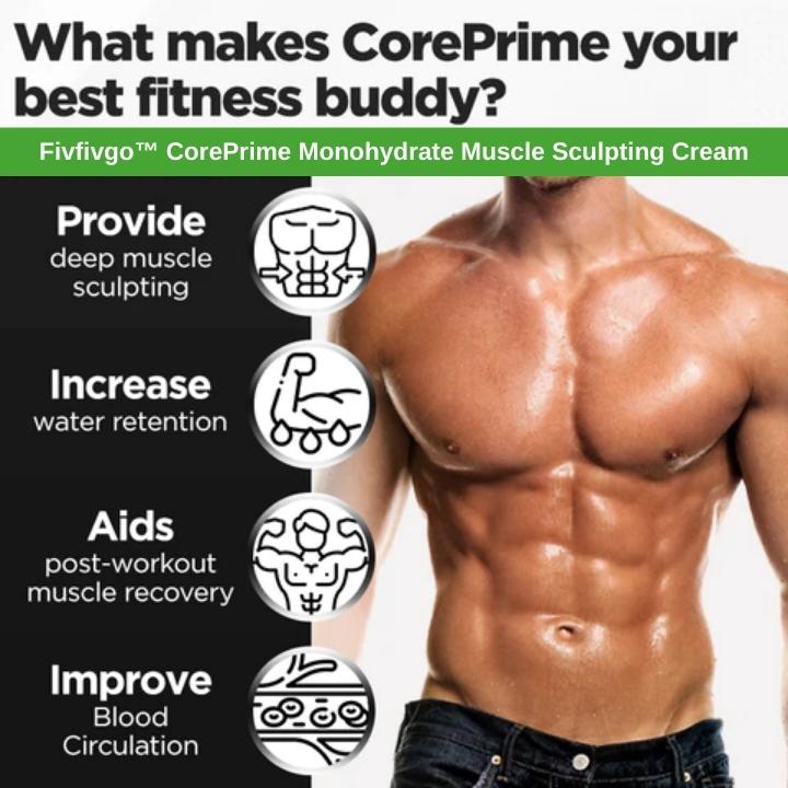 Fivfivgo™ CorePrime Monohydrate Muscle Sculpting Cream