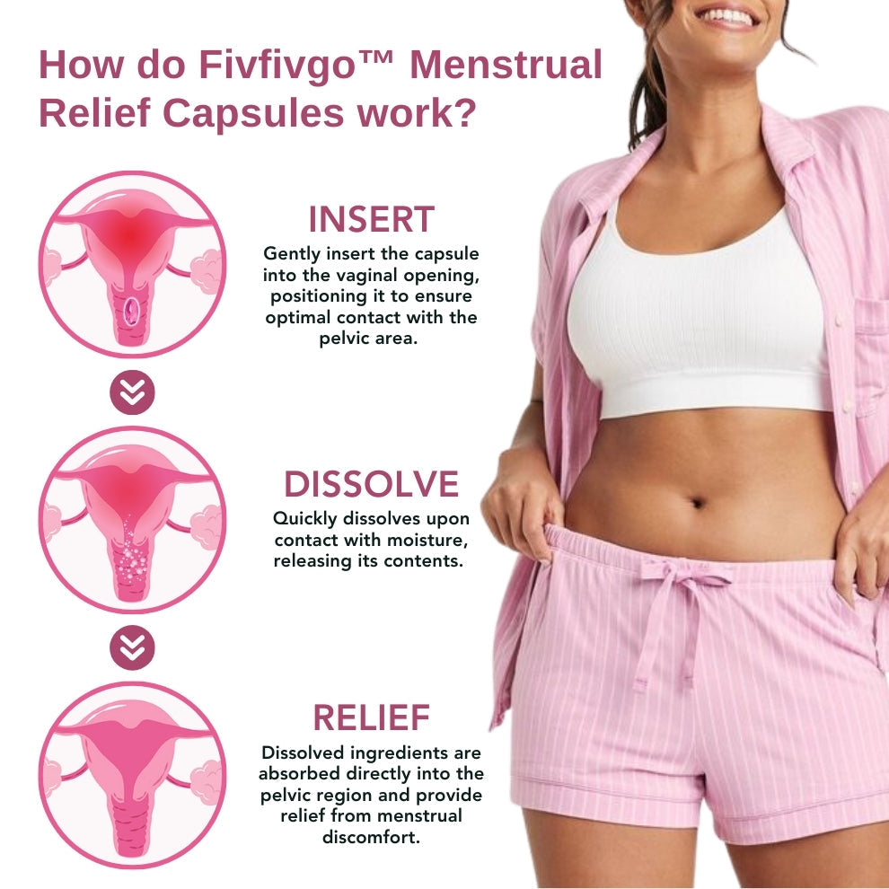 Fivfivgo™ Capsules de soulagement menstruel