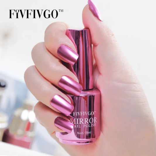 Fivfivgo™ Stunning Metallic Mirror Nails Polish