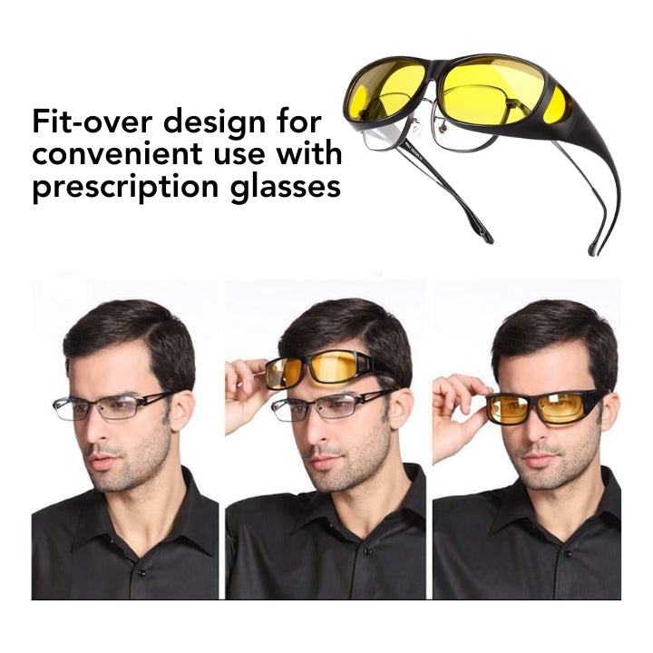 Lyseemin™ Lunettes de phare avec la technologie "GlareCut" (Conduire en toute sécurité la nuit)